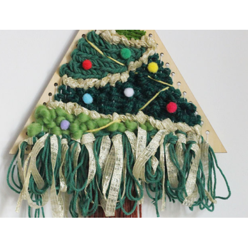 kit de macrame de navidad de tapiz